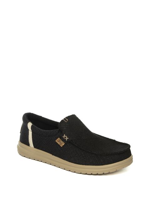 Black jute mikka slip on HEY DUDE | 43640MIKKA JUTE-0ND